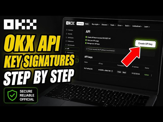 How to authenticate with OKX API key signatures - Step By Step