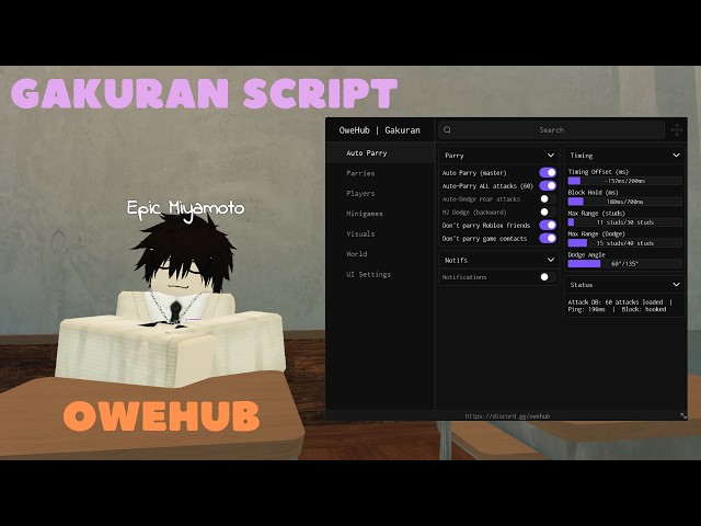 The BEST Free Gakuran Script to EXIST.