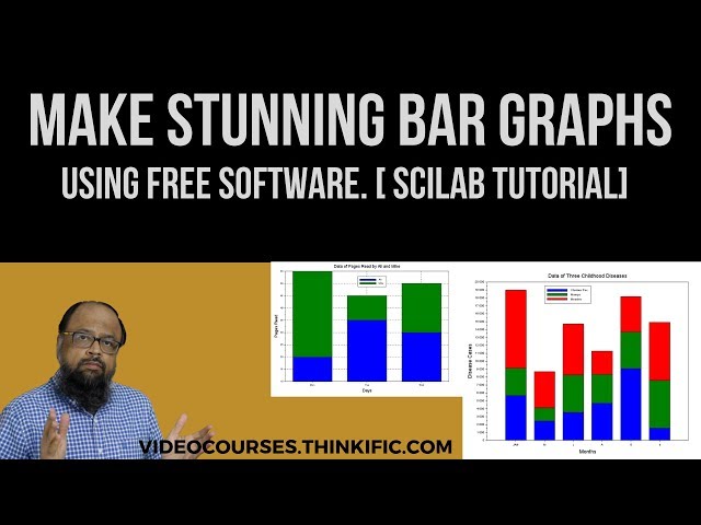 Make Stunning Bar Graphs using a Free Software [Scilab Tutorial]