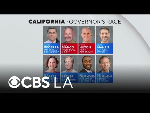 A look at the races for California governor and Los Angeles mayor