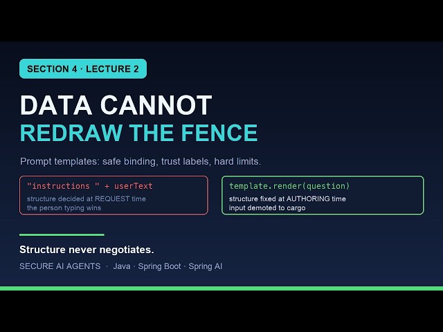 Secure AI Agents: Prompt Templates - Binding, Trust Labels, Limits | S04E02