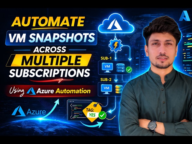 Automate Azure VM Snapshots Across Multiple Subscriptions Using Tags | Azure Automation Runbook