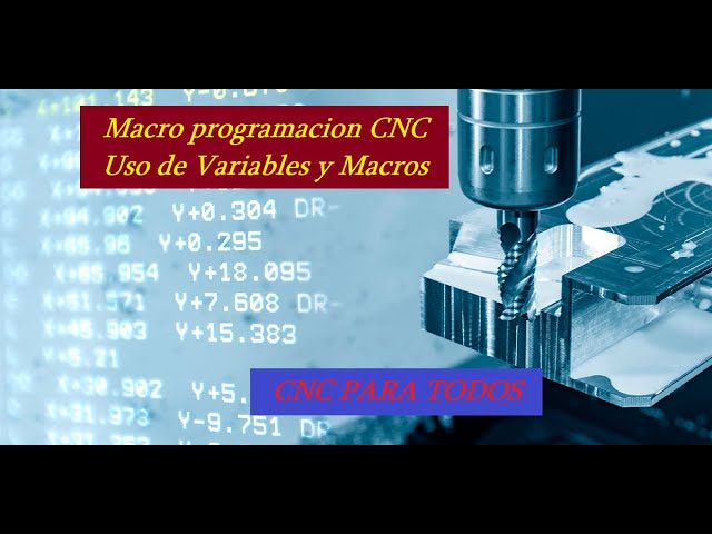 CNC Macro Programming. Using variables and loops. CNC macro programming example.