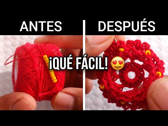 Aretes bonitos con mostacilla, Mira el tutorial fácil 😍
