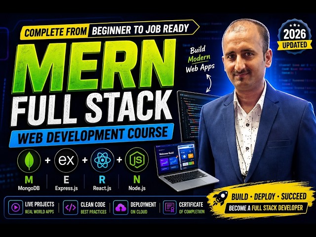🚀 DAY -9 - MERN Stack Full Course LIVE 🔴 | Learn MongoDB, Express, React & Node.js | Full Stack We