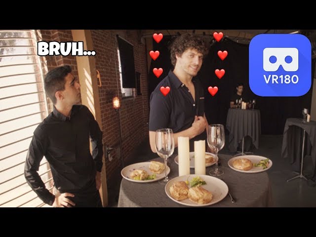 When your waiter's the third wheel... (part 2) - VR180