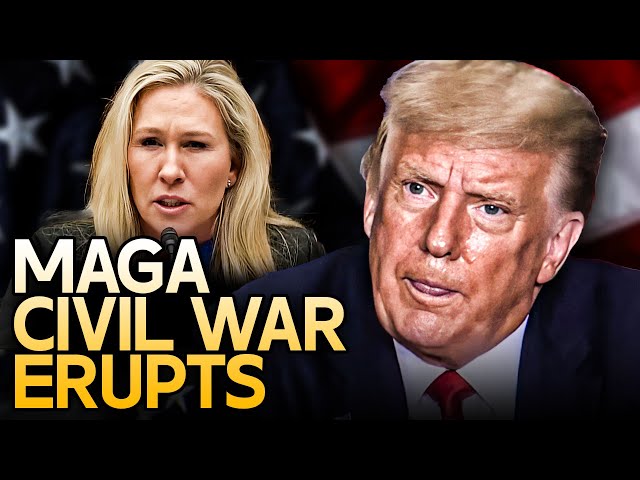 MAGA Civil War ERUPTS As Trump Trades Blows With Marjorie Taylor Greene