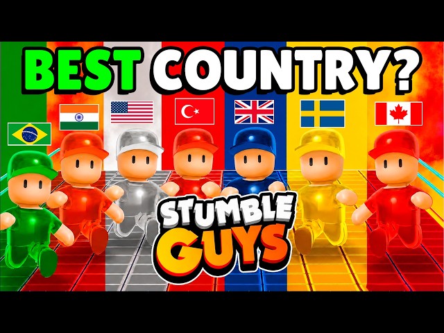 WHICH COUNTRY IS BEST AT STUMBLE GUYS?