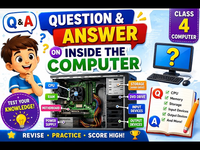 Q&A : Inside the Computer | Class 4 Computer (Questions and Answers)
