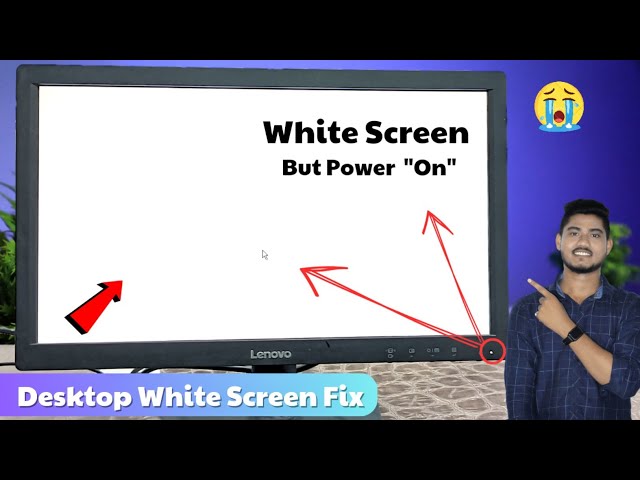 How To Fix Desktop White Screen Problem 2025 | Monitor White Screen Windows 10/11