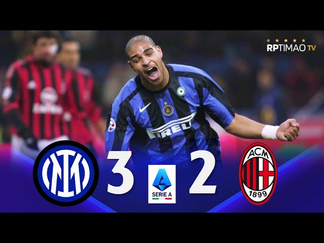 Inter 3 x 2 Milan (Show de Adriano) ● Serie A 2005/06 Resumen y Goles ᴴᴰ