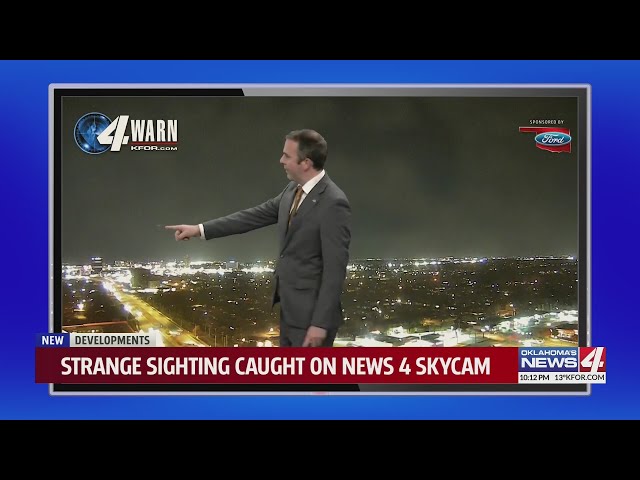 Strange sighting caught on News 4 Skycam