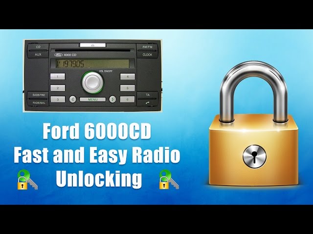 How to Find Your Ford 6000CD Radio Code/Serial - Transit/Focus/Mondeo