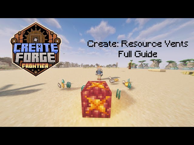 A New, BETTER Molten Vents Mod?!?! Create: Resource Vents | Full Guide