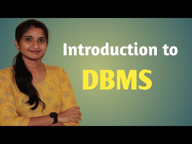 Lec-1: Introduction to DBMS | database Management System.