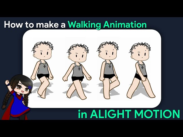 [BEGINNER FRIENDLY] Character Walking Animation Tutorial in Alight Motion | Free