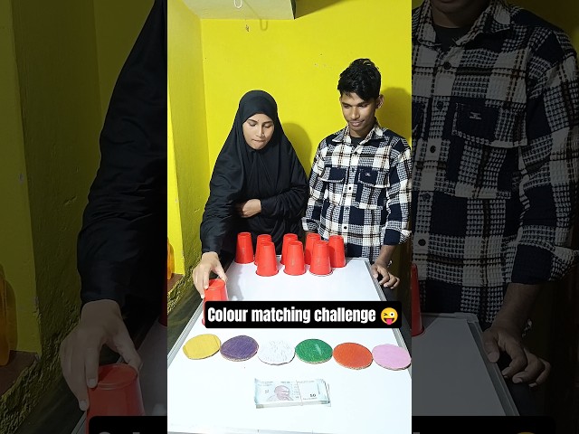Colour matching challenge 😜 #challenge #games #ballongame