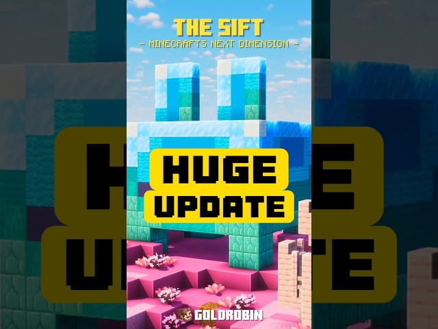 Minecraft The Sift Dimension & Ice Caves Update is Huge! #shorts #minecraft