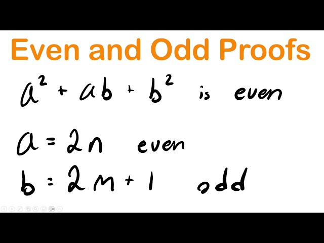 How to Master Even and Odd Proofs