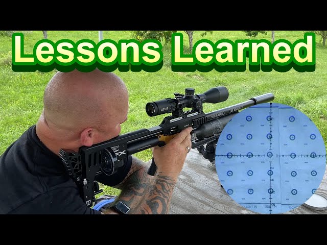 Pistola de aire comprimido de 100 yardas | Práctica/aprendizaje para RMAC | Benchrest |