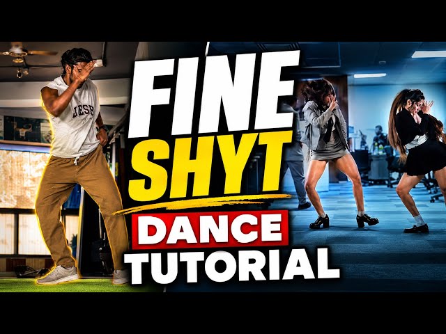FINE SHYT DANCE TUTORIAL | GURU RANDHAWA | DANCE TUTORIAL | HOW TO DANCE | VIRAL DANCE STEP | TREND