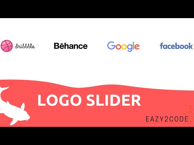 Logo Slider using HTML and CSS in 4minutes