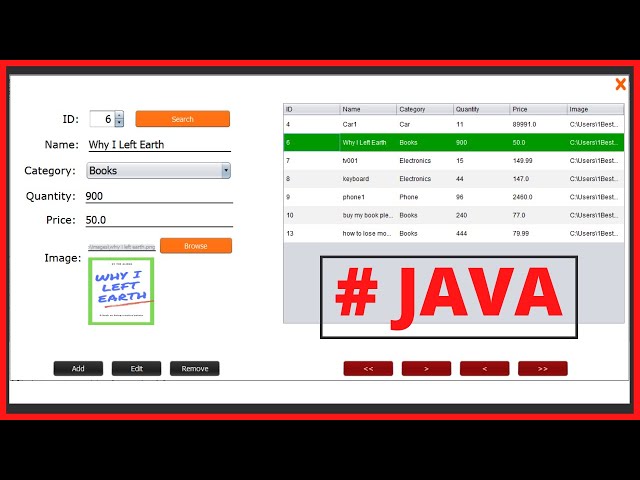 Java Project Tutorial - Make Products Manager Form Step by Step Using NetBeans And MySQL Database