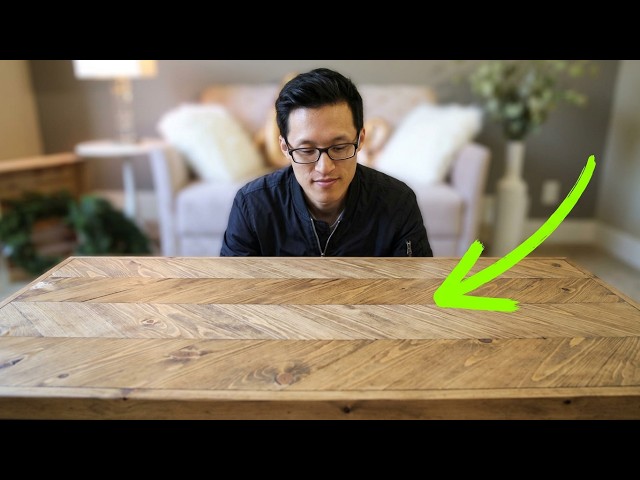 DIY Crate & Barrel Herringbone Coffee Table (Save $800+!)