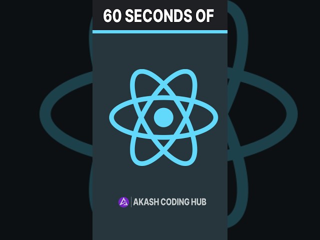 React.js Explained in 60 Seconds 😱 #shorts