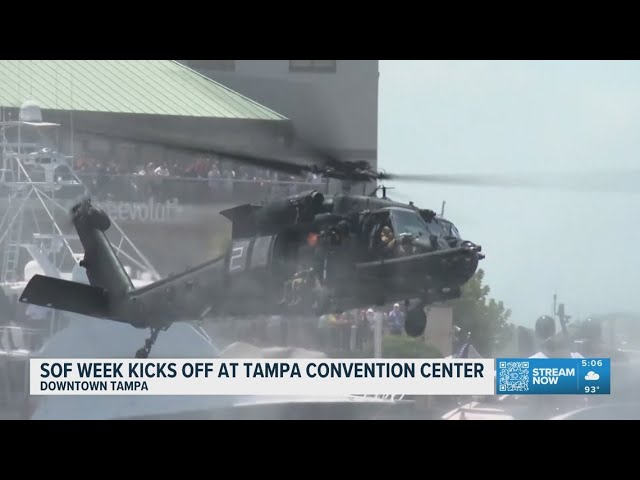 Special Operations Forces Week kicks off at Tampa Convention Center