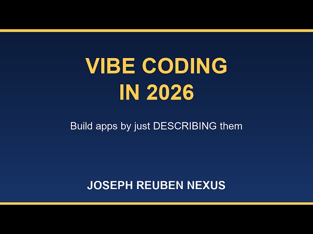 Vibe Coding in 2026: Build Real Apps by Just DESCRIBING Them (Free Tools)