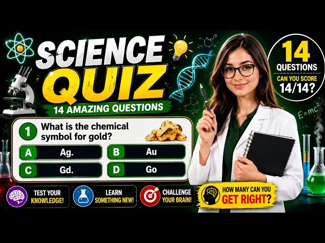 Ultimate Science Quiz Challenge | Test Your Knowledge