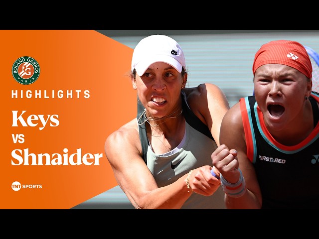 Madison Keys vs Diana Shnaider | Round Four | Roland Garros 2026 Highlights 🇫🇷