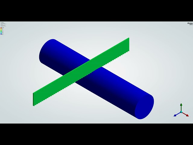 Cutting Analysis in ANSYS Explicit Dynamic (FEA)