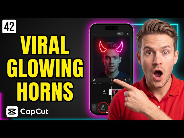 How to Use Viral Glowing Horns Effect in CapCut Mobile