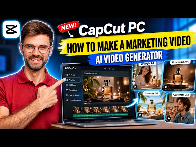 CapCut PC AI Video Generator: Turn One Image Into Unlimited Ads