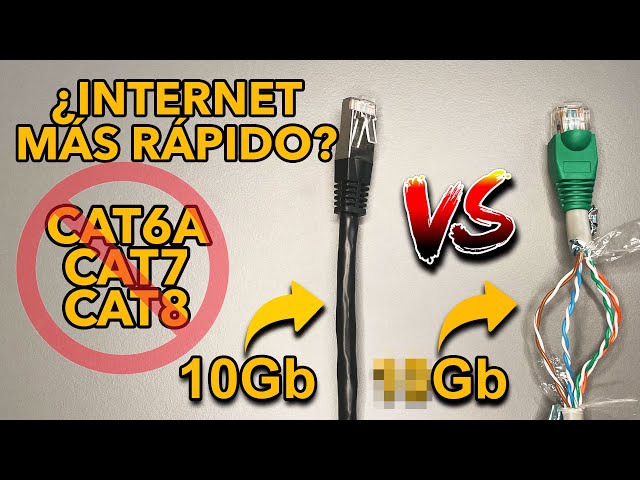Cat5e vs Cat6a - El resultado te sorprenderá!