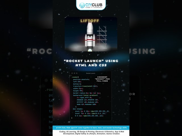 What if a few lines of CSS could launch a rocket