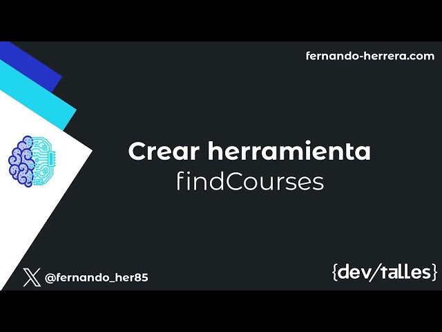 14/23 - Creating a tool - findCourses