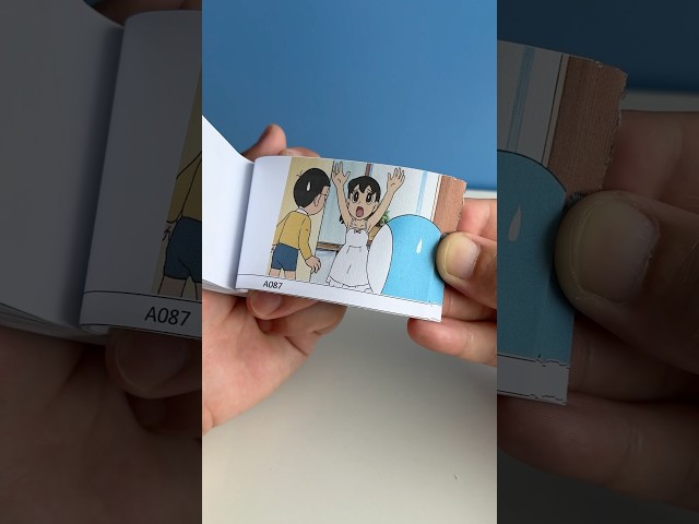 Shizuka and nobita #flipbookanime #flipbook #doremon #shizuka