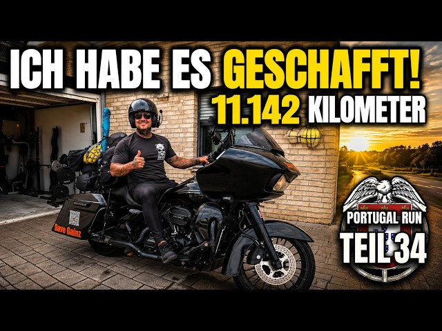 11,142 km later: The Harley makes it home!Portugal Run Part 34