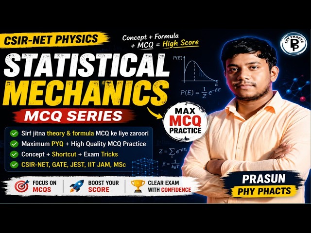 STATISTICAL MECHANICS LEC1