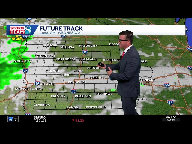 Iowa weather: Lingering rain chances this week as summer temperatures continue