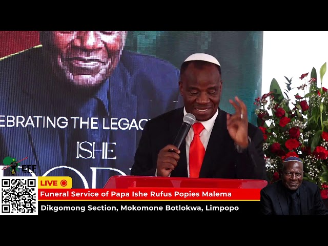 Funeral Service of Fighter Papa Ishe Rufus Popies Malema