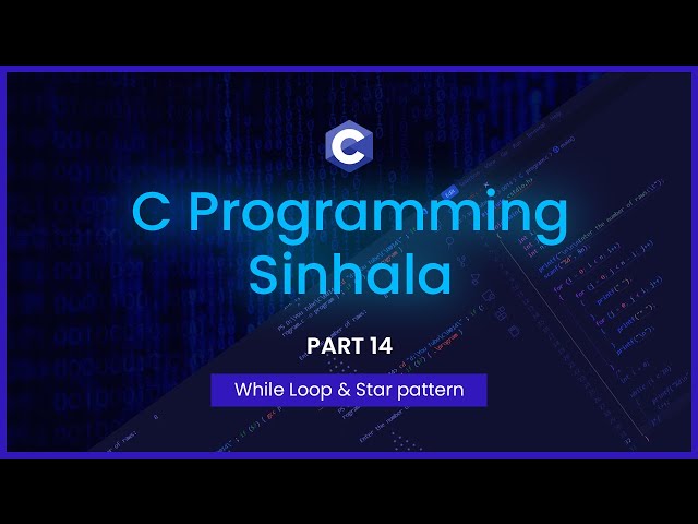 14 | Pattern in While-Loop with Sinhala Explanation