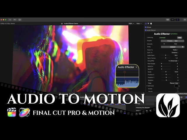 Audio Effector for Final Cut Pro & Motion