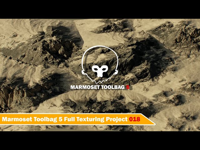 Marmoset Toolbag 5  Photorealistic Texturing Complete Project Urdu/Hindi 018 (Mountain Slippage)