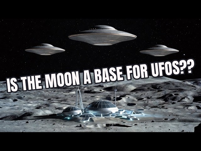 THE MOON IS A UFO BASE? New claim by Ukraine Astronomers say it could be.