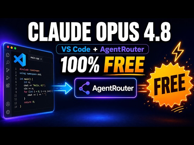 Free Claude Opus 4.8 Setup: VS Code + AgentRouter | በ አማርኛ