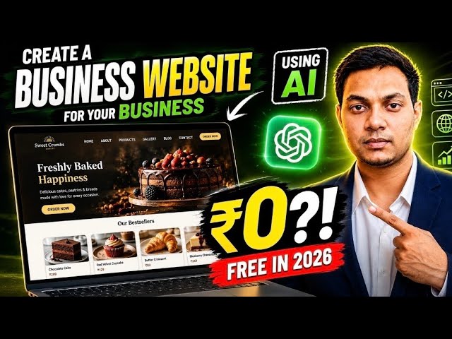 How to Create a Business Website for FREE in 2026 Using AI